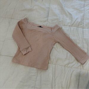 Crop Off The Shoulder Top